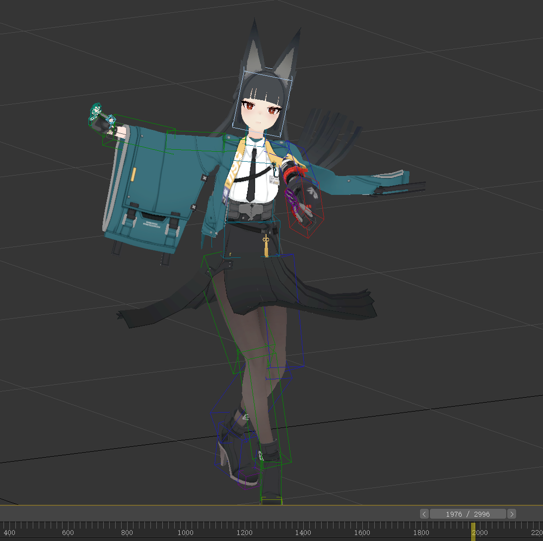 神的随波逐流mmd转bip文件